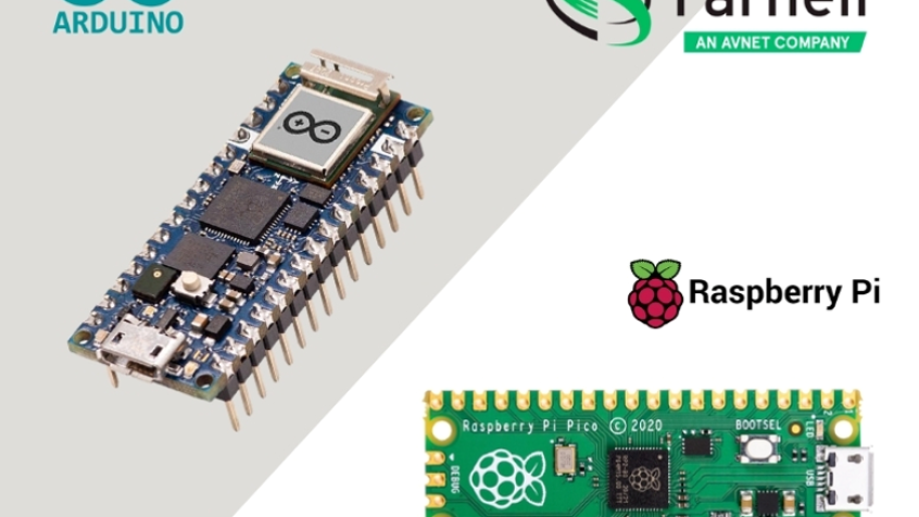 Farnell rozpoczął dostawy płytek Arduino Nano RP2040 Connect i Raspberry Pi Pico wprost ze swoich magazynów