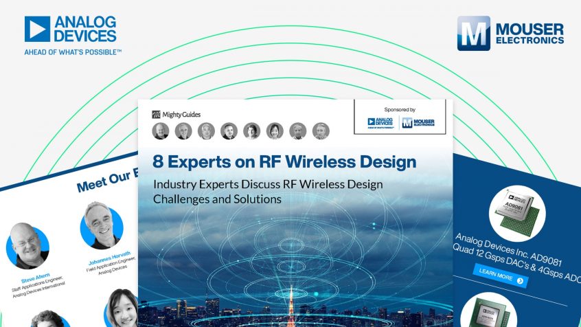 Mouser Electronics i Analog Devices oferują w nowym e-booku ekspercki punkt widzenia na projektowanie urządzeń bezprzewodowych RF