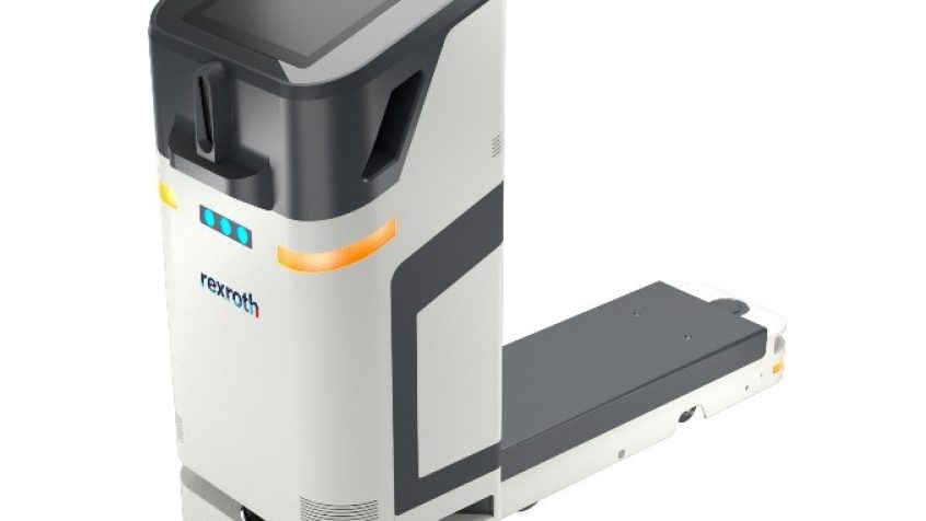 Ekran dotykowy i wykrywanie przeszkód w 3D: nowy system ActiveShuttle z technologią Advanced Interaction transportuje pojemniki KLT w autonomiczny, bezpieczny i bardzo elastyczny sposób.