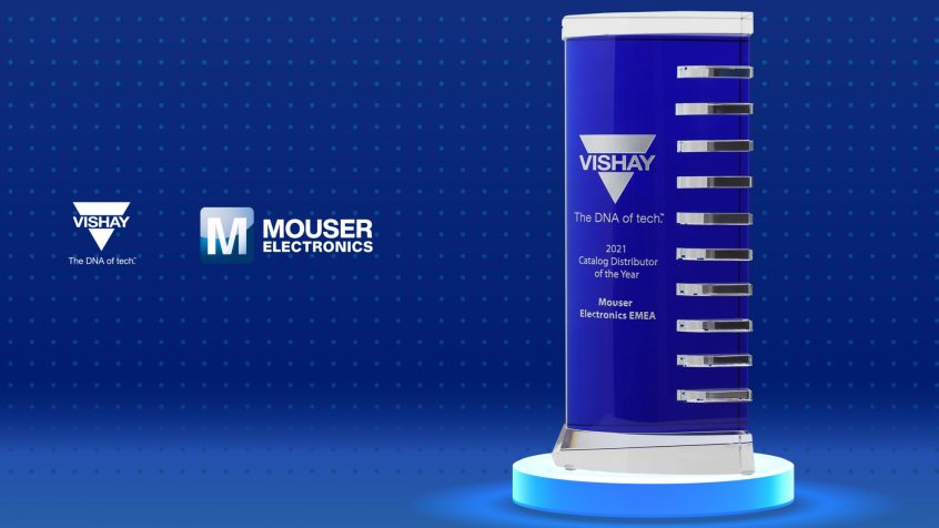 Mouser zdobywa trzy nagrody dla najlepszego dystrybutora od firmy Vishay