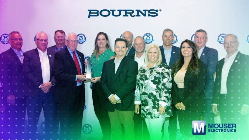 Mouser Electronics otrzymuje nagrodę Global E-Commerce Distributor of the Year 2021 firmy Bourns