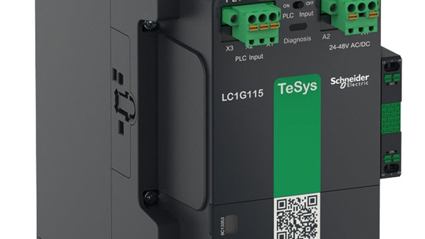 Schneider Electric wprowadza nową serię styczników TeSys Giga do sterowania silnikami