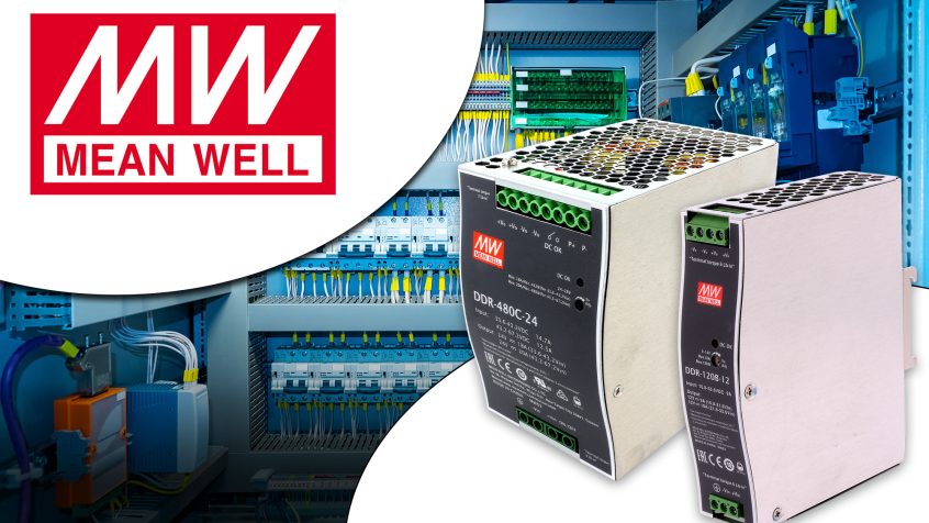 Oferta przetwornic DC/DC marki Mean Well Urządzenia do zabudowy oraz kompaktowe układy THT.