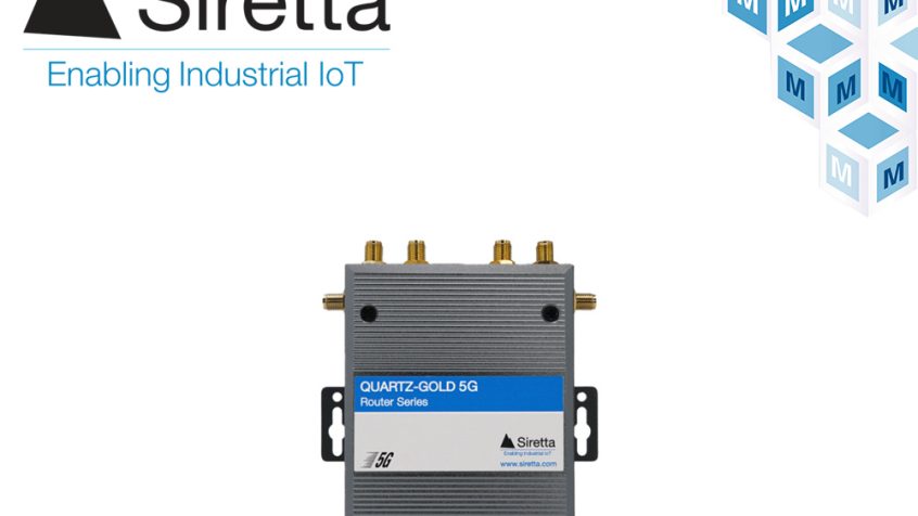 Routery przemysłowe Siretta QUARTZ-GOLD-5G z obsługą szybkiego transferu danych dla Internetu Rzeczy