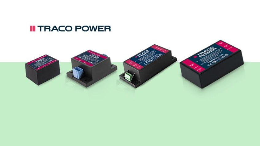 Farnell dodał do oferty ultrakompaktowe zasilacze AC/DC linii TMPW marki Traco Power.