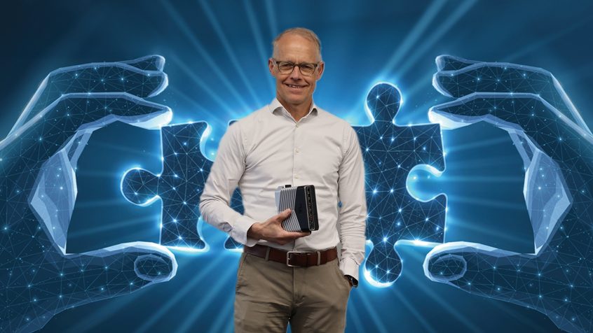 Staffan Dahlström, dyrektor generalny HMS Networks w biurze Red Lion (York, stan Pensylwania).