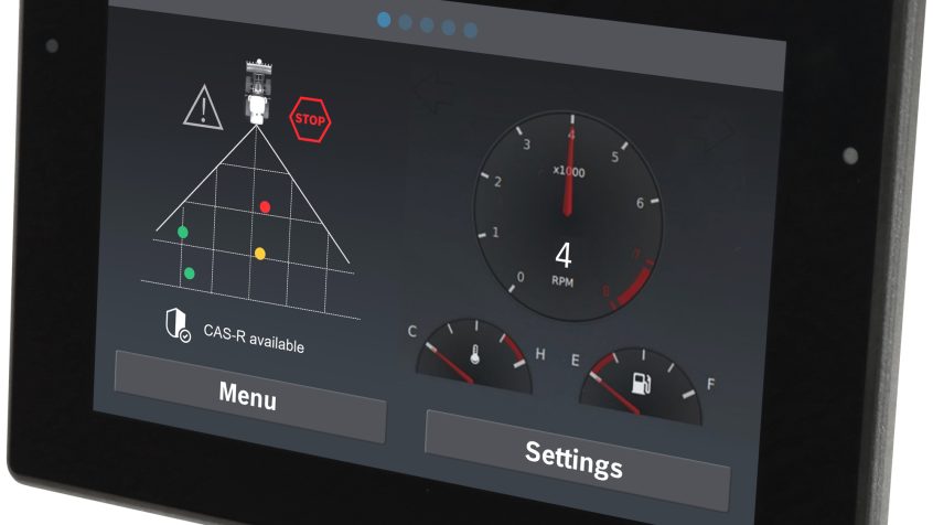 Nowy wyświetlacz BODAS DI5 firmy Bosch Rexroth zapewnia producentom maszyn roboczych dużą swobodę podczas projektowania maszyn mobilnych i ułatwia serwisowanie sterowników Rexroth RC40 na miejscu. (Źródło ilustracji: Bosch Rexroth AG)