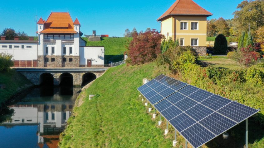 Mała elektrownia wodna w Straszynie
