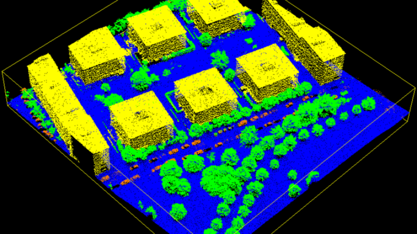 AI-powered point cloud classification from LiDAR data, their technology streamlines classification for urban planning