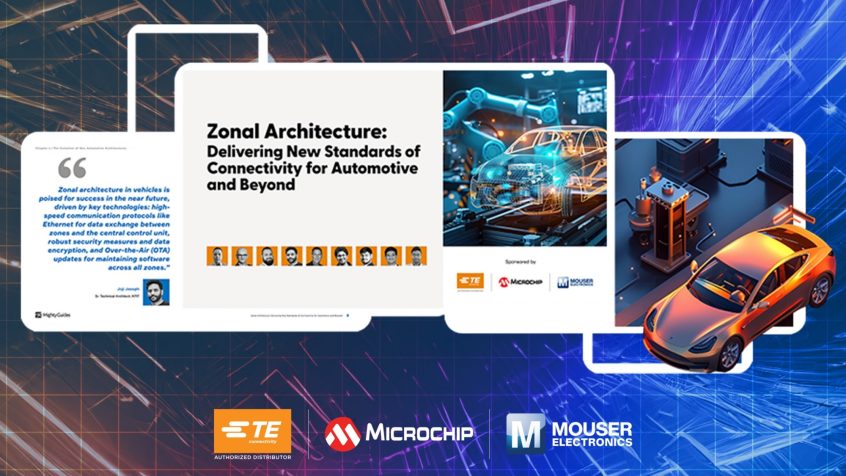 Strefowa architektura automotive w nowym e-booku TE Connectivity i Microchip Technology