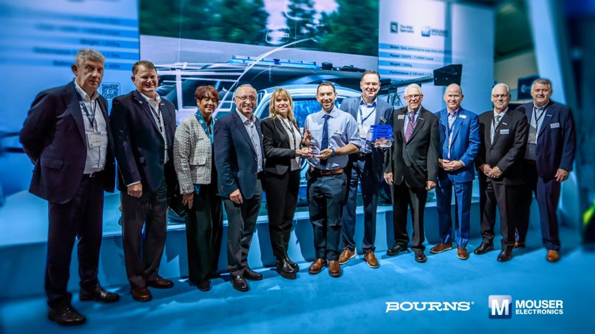 Mouser Electronics z nagrodą Dystrybutora Roku 2024 od Bourns w kategorii e-commerce