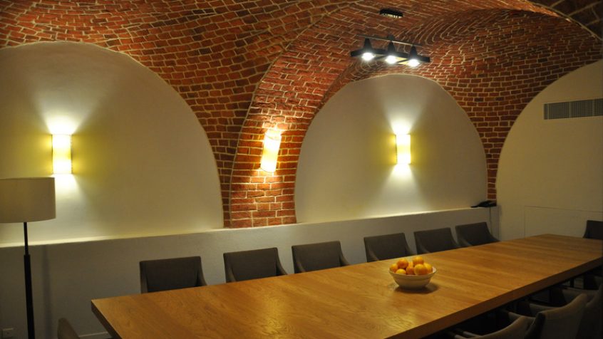 Oświetlenie LED w hotelu The Granary