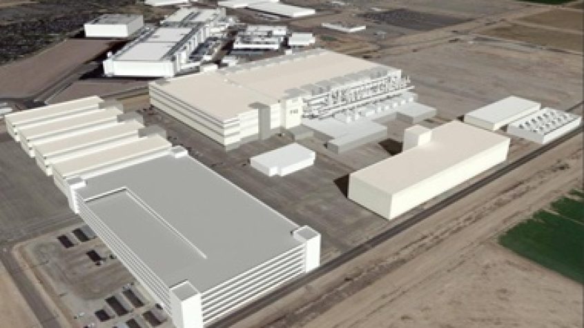 Renderowany obraz projektu wartej 5mld $ fabryki Intela, gdzie powstawać będą chipy wykonywane w 14nm procesie technologicznym