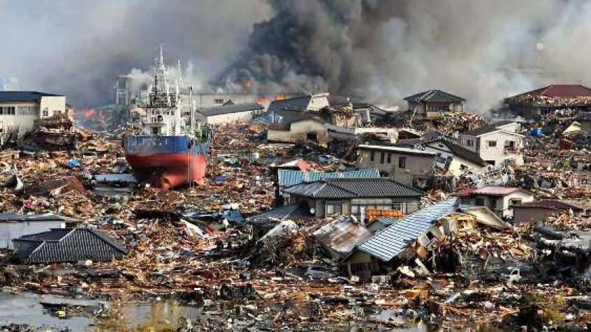 Skutki trzęsienia ziemi w Japonii
