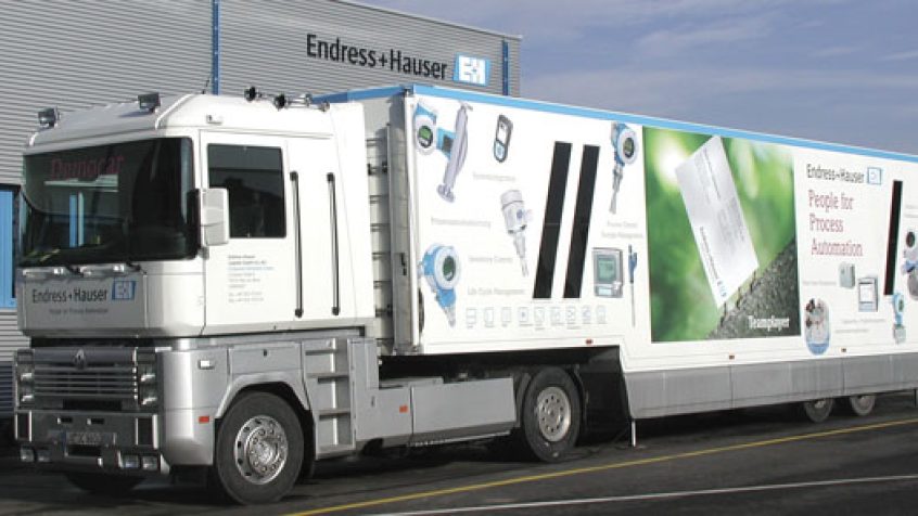 Democar - mobilna wystawa Endress+Hauser