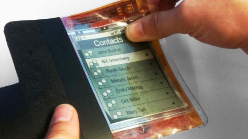 Elastyczny telefon z Queens University w Ontario w Kanadzie