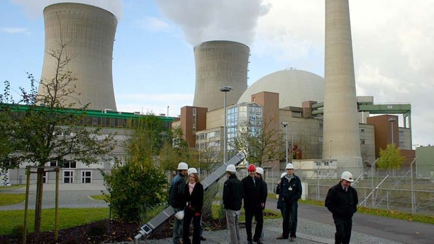 Elektrownia jądrowa w Grafenrheinfeld w Niemczech.