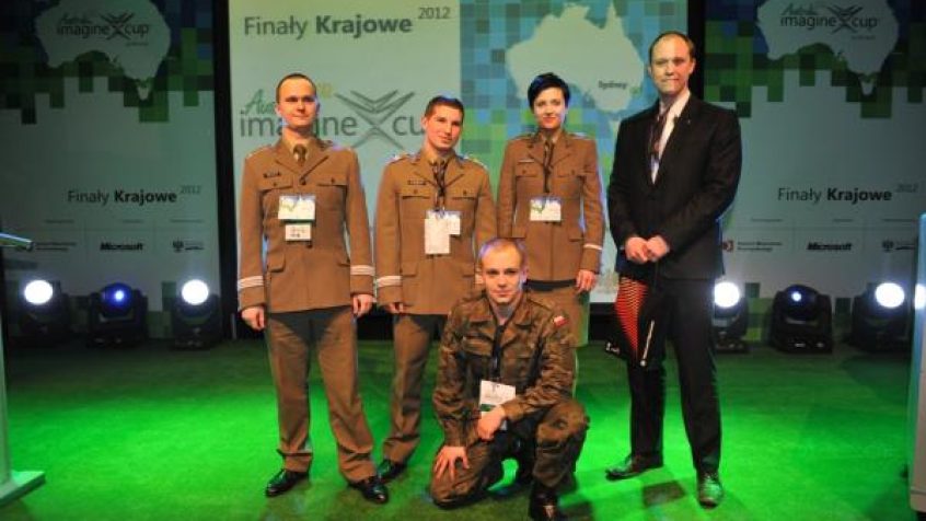 Zespół ARMED z WAT - zwycięzcy polskiej edycji Imagine Cup