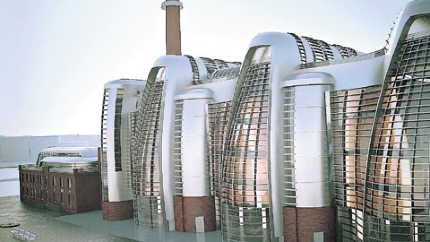 Wizualizacja elektrociepłowni EC-1 po rewitalizacji