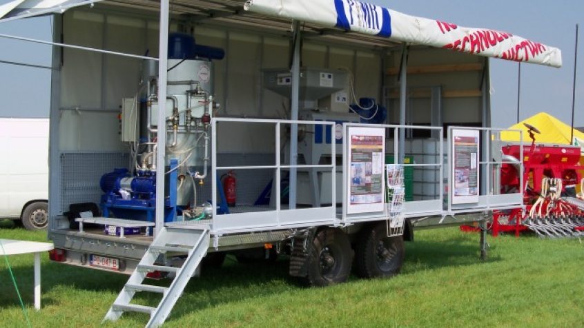 Mobilny zakład tłoczenia oleju roślinnego i przeróbki na biopaliwo uhonorowany Złotym Medalem na targach GREENPOWER 2012