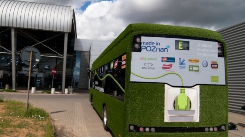 Autobus z napędem elektrycznym będzie woził po Poznaniu kibiców na Euro 2012