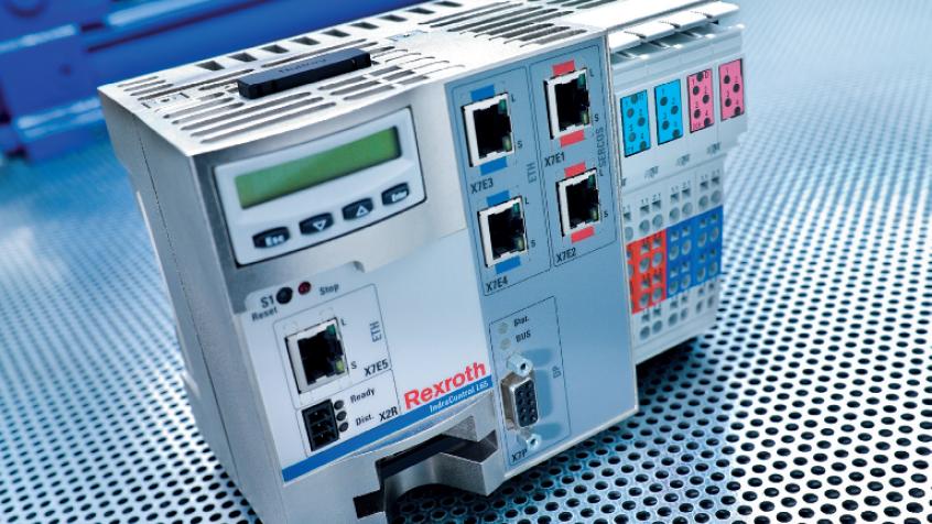 System sterowania ruchem do aplikacji zaawansowanych IndraMotion MLC umożliwia pełne wykorzystanie zalet wynikających z zastosowania układów hydraulicznych dzięki dostępnym, już wstępnie zaprogramowanym funkcjom know-how z zakresu hydrauliki