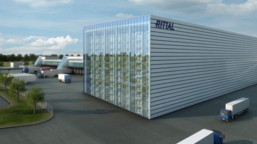 Wizualizacja nowego magazynu centralnego Rittal