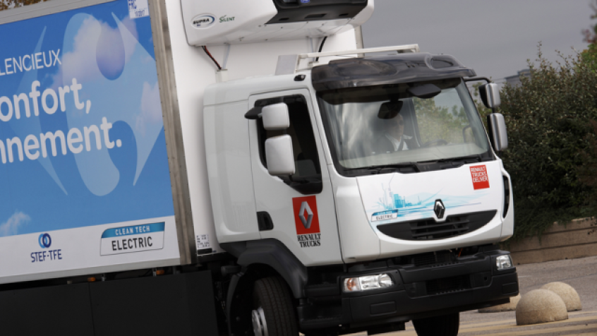 Ciężarówka z napędem elektrycznym Renoult Midlum