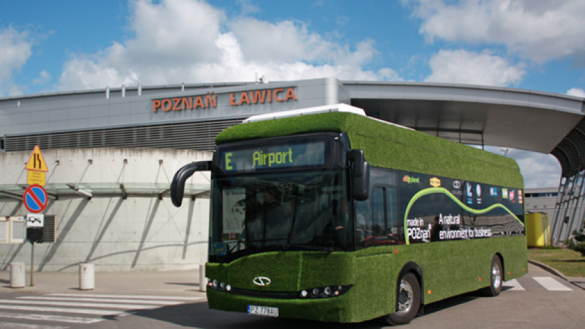 Solaris Urbino Electric podczas testów w Poznaniu