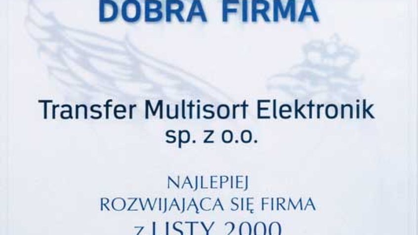 TME laureatem nagrody Dobra Firma 2012