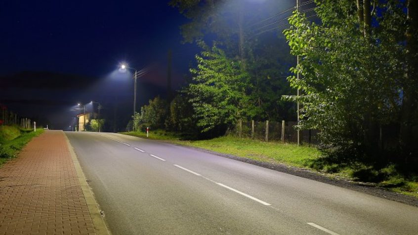 Oświetlenia uliczne po modernizacji