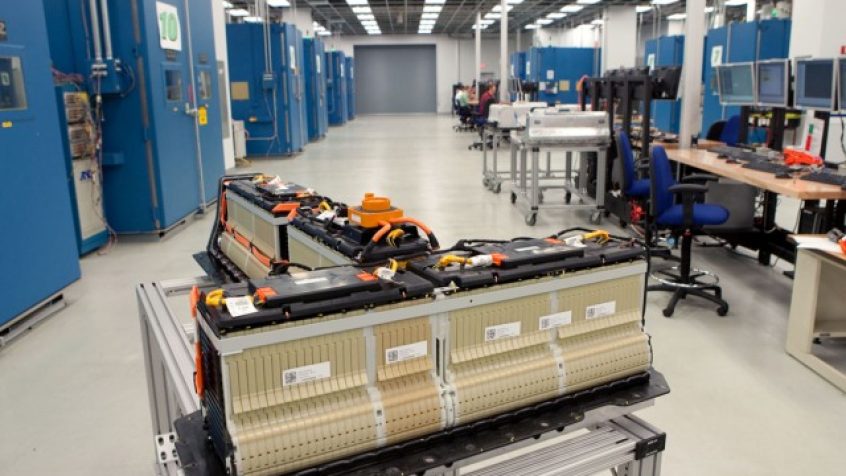 Zestaw akumulatorów litowo-jonowych zasilających Chevroleta Volt