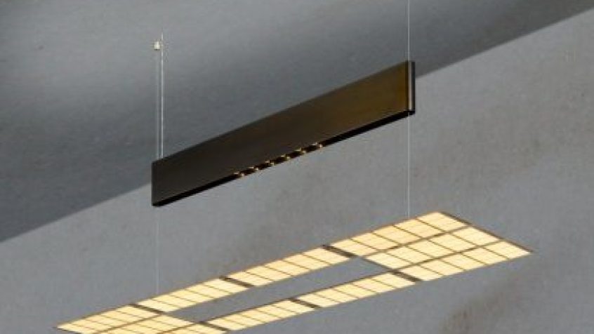 Prototyp zawieszanej oprawy OLED Siteco