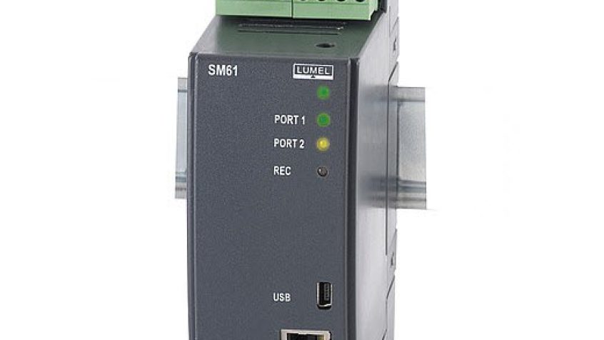 Nowy koncentrator danych z serwerem WWW typu SM61
