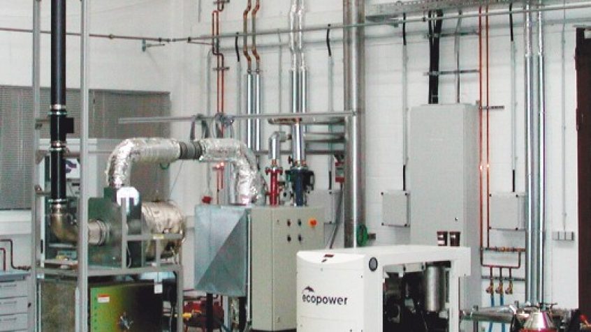 Mikroturbina z mikroukładem CHP