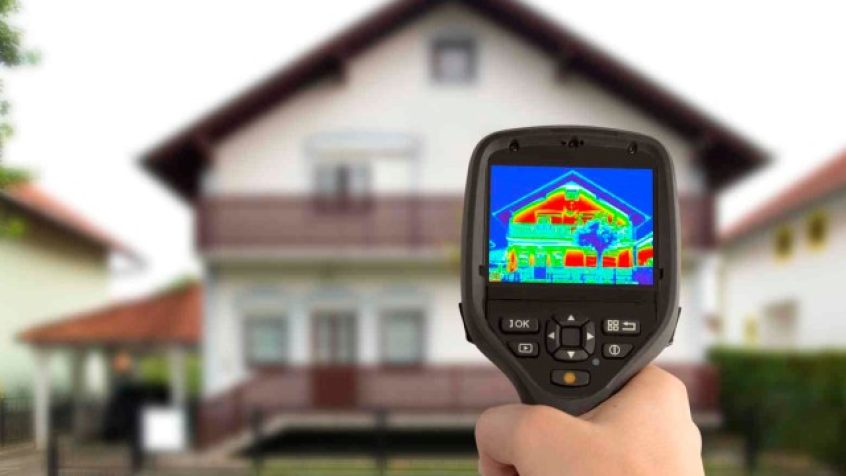 Badanie kamerą termowizyjną pozwala na zlokalizowanie wad termicznych budynku