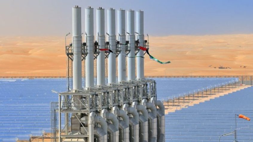 Elektrownia skoncentrowanej energii słonecznej Shams 1 Abu Zabi