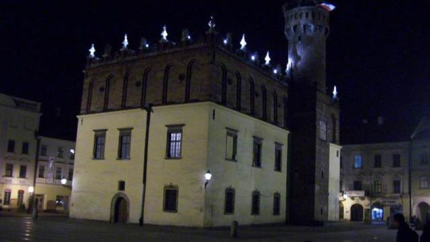 Gliwice nocą