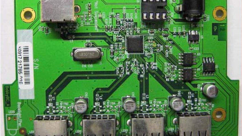 Większość produktów SMSC posiada płytki ewaluacyjne, np. EVB-USB2514BC