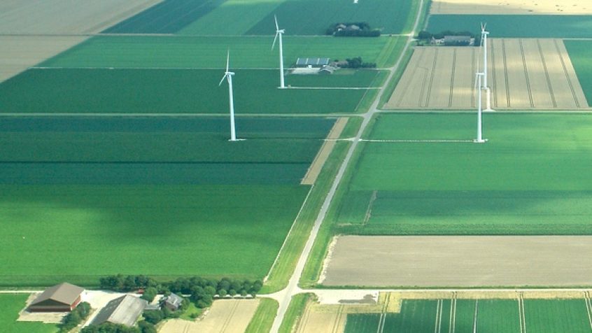 Rozmieszczenie turbin wiatrowych