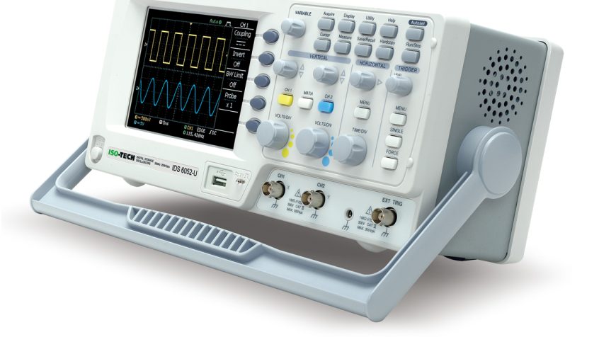 Dwukanałowy oscyloskop cyfrowy ISO-TECH IDS6052-U 50 MHz