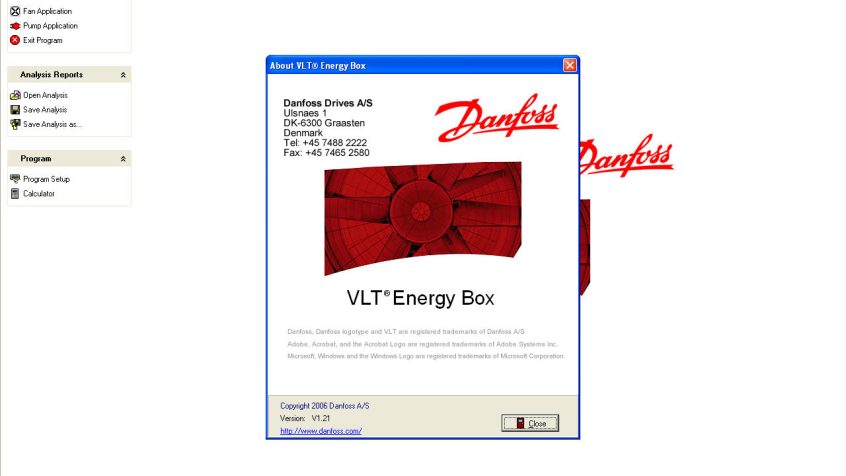 Oprogramowanie Danfoss VLT Energy Box