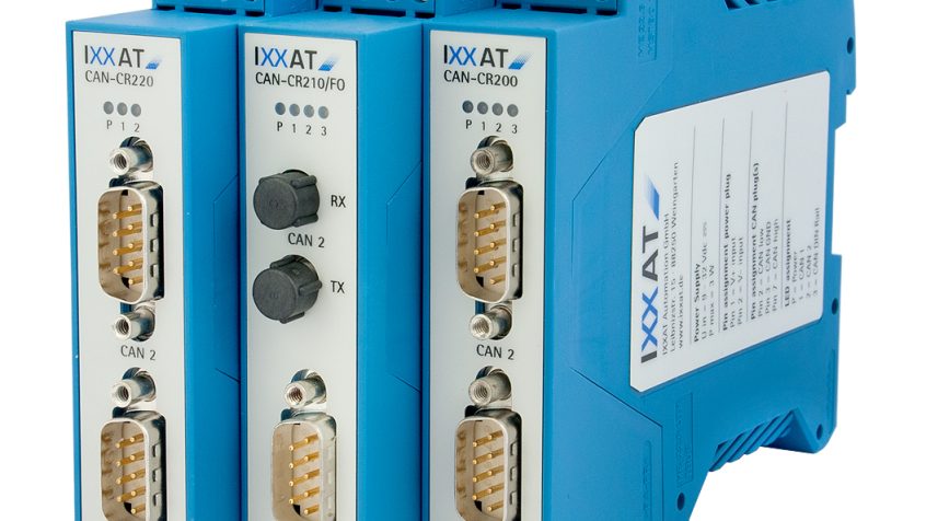 Repeatery CAN IXXAT zmniejszają koszty okablowania i zwiększają niezawodność systemu