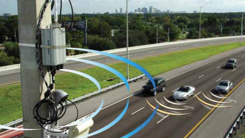 Komunikacji między pojazdami a infrastrukturą drogową (ang. Vehicle-to-Infrastructure, V2I)