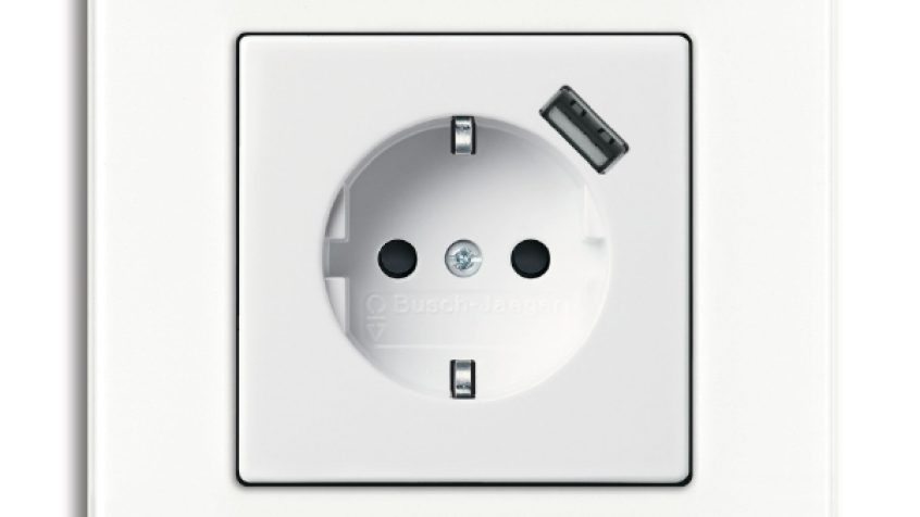 Gniazdko elektryczne z wejściem USB