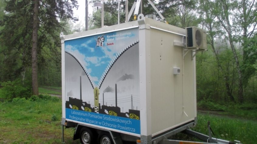 Mobilne laboratorium NCBJ do badań jakości powietrza