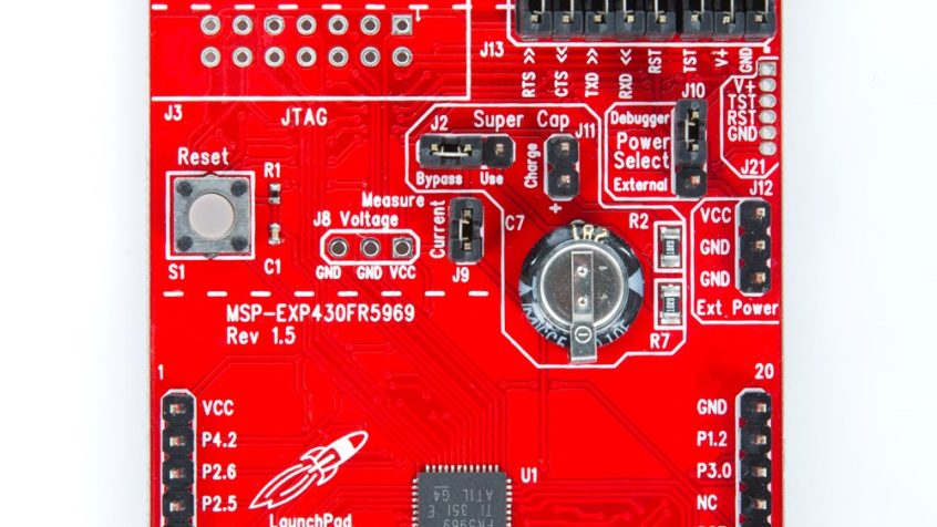 MSP430 ULP (ultra low power) FRAM LaunchPad firmy Texas Instruments