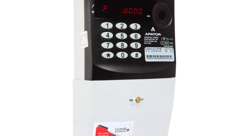 Przedpłatowy jednofazowy licznik energii elektrycznej APATOR LEW 121PNE
