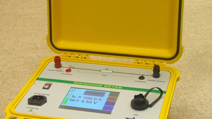 Mikroomomierz MSV-103 – przenośny miernik małych rezystancji
