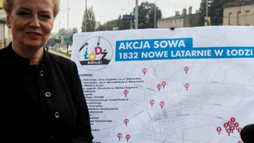 Na łódzkich ulicach będzie jaśniej i bezpieczniej - zapowiadają władze Łodzi. W ramach programu SOWA wymienionych zostanie blisko 2 tysięcy lamp.